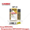 Spidol Paint Marker Snowman Permanent 10 Warna - Emas Perak Putih Hitam Pink Kuning Merah Biru Hijau. 