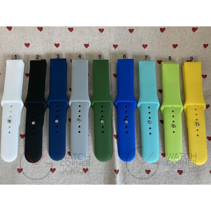 Tali Strap Rubber Kancing 20mm 22mm Amazfit Bip U Pro GTS GTR