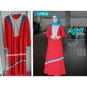 ALNITA GAMIS AG 020 GAMIS KAOS WANITA TERLARIS