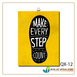 Hiasan Dinding Pajangan Rumah Dekorasi Kamar Walldecor Poster Motivasi Bahasa Inggris - QX