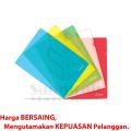 Map L Plastik Bening Ukuran A4 - F4 / Clear Sleeves A4 Folio Warna Transparan / Clear Slevee. 