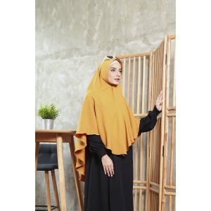 KHIMAR ANTI TEMBEM ZENITH NIBRAS HIJAB MOSSCREPE JUMBO