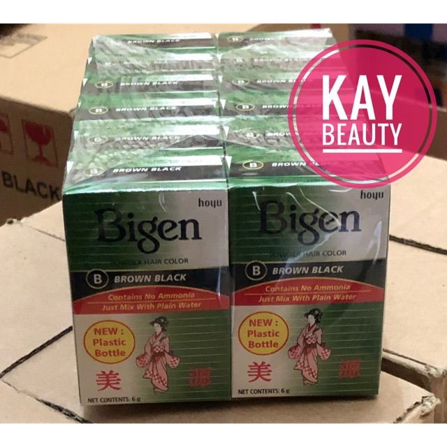 Bigen Powder Hair Dye 6gr (Brown Black) | Lazada Indonesia