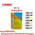 Spidol Paint Marker Snowman Permanent 10 Warna - Emas Perak Putih Hitam Pink Kuning Merah Biru Hijau. 