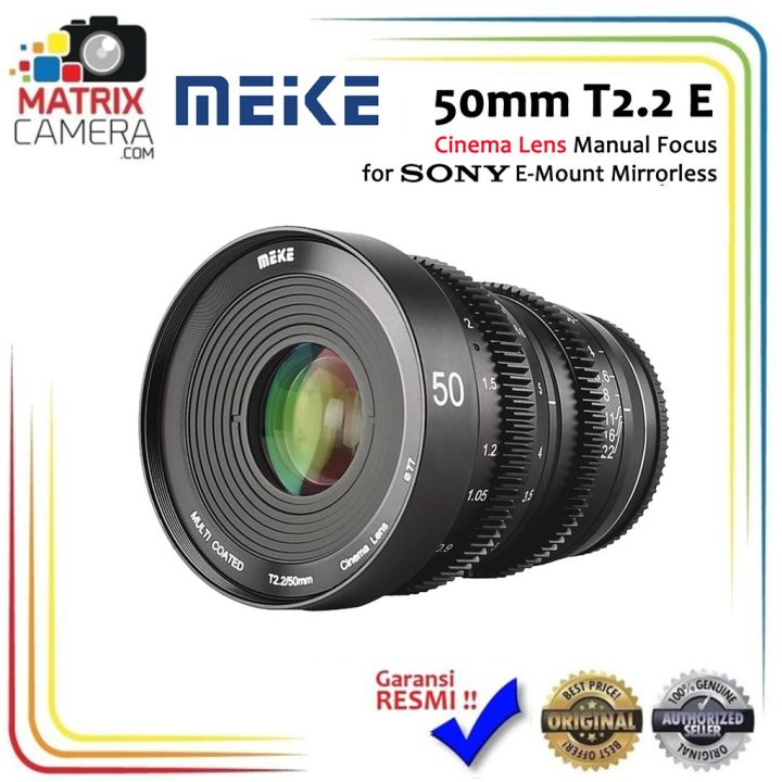 Meike Lensa 50mm E Cinema Cine Lens for Sony E-Mount Lazada