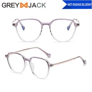 Grey Jack kacamata frame Anti radiasi Blueray fashion TR90 Fashion pria dan wanira fashion korea style FA 2002