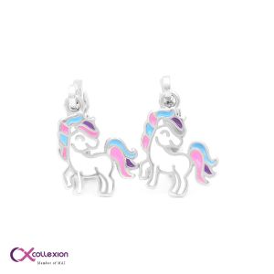 Collexion Magical Unicorn Kids Drop Earrings Anting Anak Lapis Emas Gold Plated CX76210006W