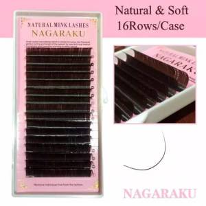nagaraku brown / coklat bulumata eyelash extension warna coklat
