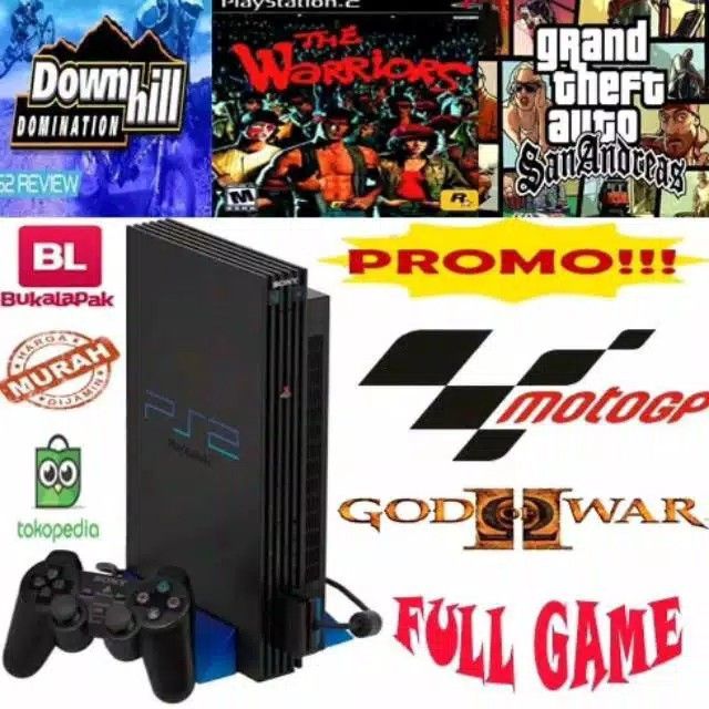PS2 PS SONY PLAYSTATION FAT SCPH 10000 EX JAPAN HDD BISA KIRIM