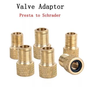 12 pcs Adaptor pentil presta ke schrader untuk Pompa ban sepeda