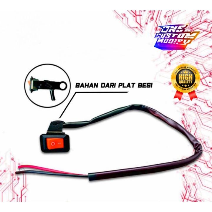 SAKLAR ON OFF BRACKET BESI UNTUK LAMPU ATAU SAKLAR TAMBAHAN | Lazada ...