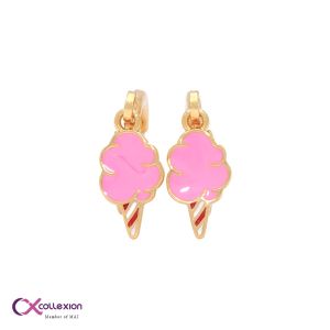 Collexion Cotton Candy Drop Earring Anting Anak Lapis Emas Gold Plated CX76210002G