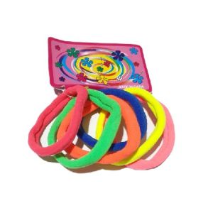 F4 6pcs Ikat Rambut KOREA DONAT LARGE JUMBO Karet Rambut Set Gelang Rambut Hair Ties