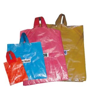 Tas Softhandle murah uk. 25x28 isi 100pcs/Plastik Packing warna/Shopping bag warna/Tas souvenir warn