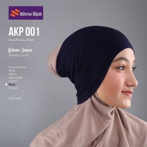 CIPUT BANDANA RAJUT NIBRAS HIJAB AKP 001