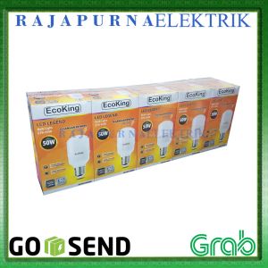 LAMPU LED BULB JUMBO ECOKING 50W / 50 watt SUPER TERANG (PAKET 5Pcs)