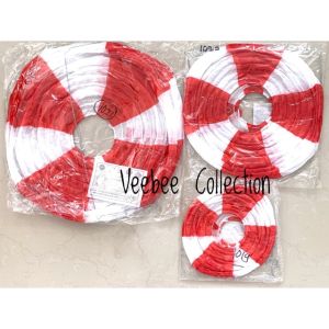 Lampion merah putih Bendera Bulat 20cm. lampion agustusan. Dekorasi agustusan.