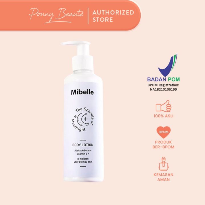 Mibelle Body Lotion The Sparkle of Moonlight 250ml Lazada Indonesia