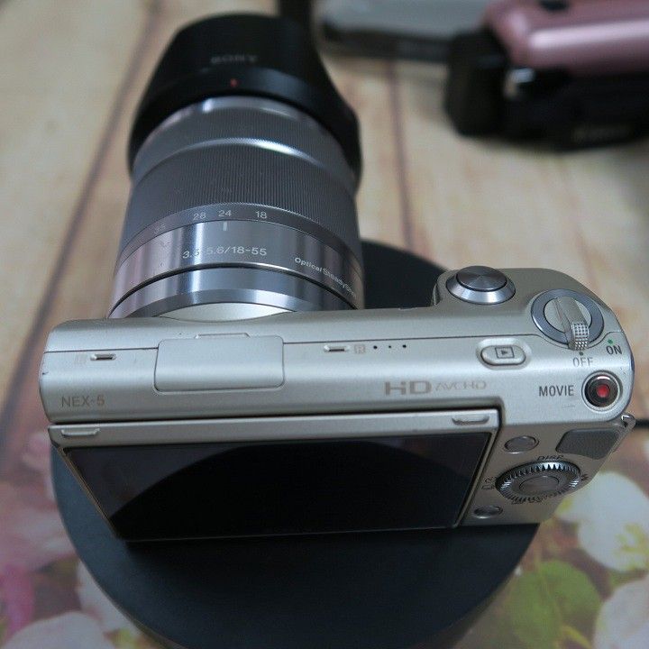 Máy ảnh Sony Nex kèm ống kính 18-55 Lazada