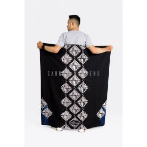 Sarung Kanjeng Serial Kaligrafi Aksara Motif Sabar Narima Galaxy- Varian