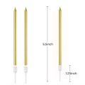Lilin candle tall stick metalic for birthday HIGH QUALITY WC580 WC124 Korea Quality. 