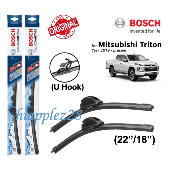 Bosch Clear Advantage Beam Wiper Blade 22" &amp; 19" (Set Of 2