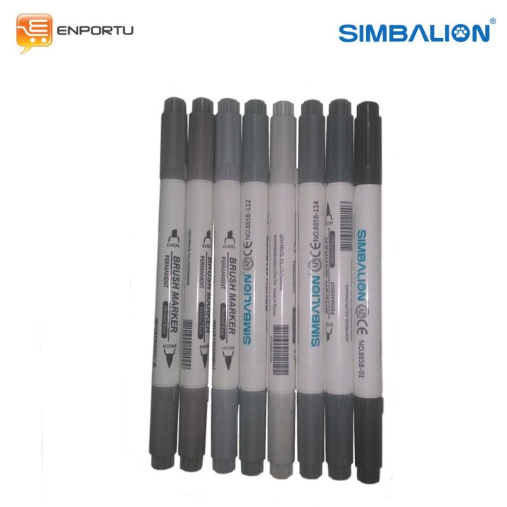 Metallic Brush Simbalion Brush Markers Jual SIMBALION Metallic
