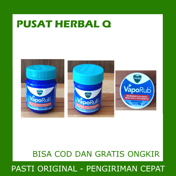 BALSEM VICKS VAPORUB UKURAN 25GR BALSEM HANGAT PANAS MERIANG FLU ...