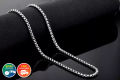 Kalung Titanium Pria Wanita Bahan Anti Karat Seumur Hidup. 