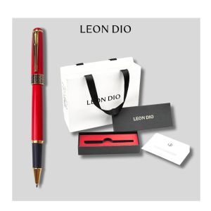 [GIFT SET] Bộ quà tặng sổ tay Bìa Còng Da Trơn A5 bút ký tên Leon Dio Primal Hive
