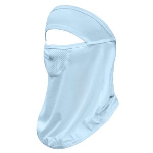 OKDEALS01 Cycling Face Cover Breathable Sun Protection Face Cover Outdoor Face Shield UV Protection Face Scarves With Neck Flap Ice Silk Men Fishing Face Womne Neckline Summer Sunscreen Face Gini