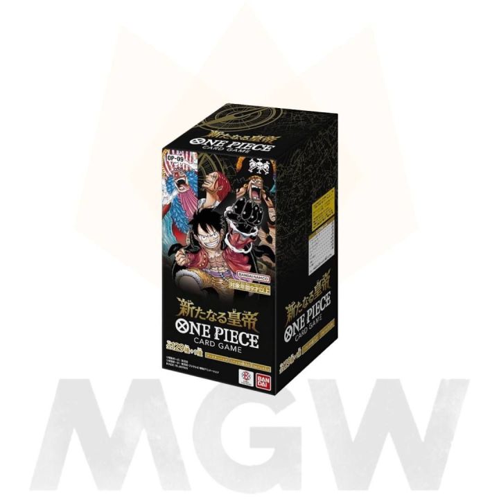 op09 booster box case One Piece Trading Card Game OP-09 Emperors in the New World Japanese Sealed One Piece Booster Box Case