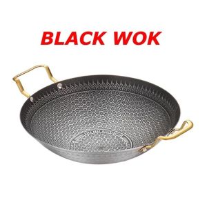 Korean Honeycomb Wok Non-Stick Stainless Steel Non-Stick Wok Honeycomb Pan Non-Stick