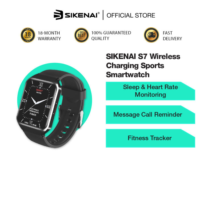 SIKENAI S7 Sport Fitness Bluetooth Smartwatch Sleep Heart Rate