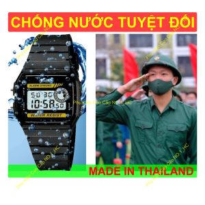 Đồng Hồ Điện Tử CA.S|.O Chống Sốc 9 SX tại Thailand Chống Nước Tuyệt Đối Pin Lâu 7 Năm CH04