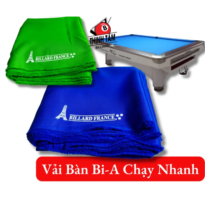 [THỊNH TÂM] Vải Bàn Bida Pháp Chạy Nhanh, Vải Bàn Bi-A Phăng - Lỗ FRANCE