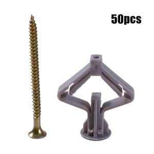 Toggle Gypsum 50pcs Pengencang Skrup Gypsum Pengunci Sekrup Gypsum Expanding Anchors Aircraft