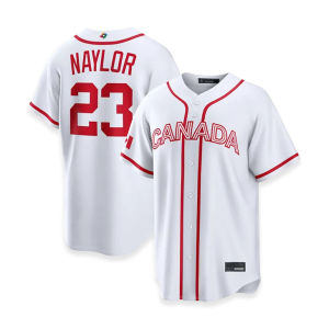 Embroidered jersey 2026 WBC World Baseball Classic Carl Quintrell Canada Baseball home jersey white