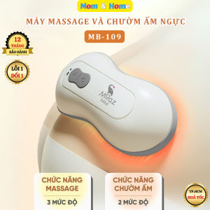 Máy Massage và Chườm Ấm Ngực Moaz BéBé MB – 109 Chất Liệu Silicone và Nhựa ABS Cao Cấp Bảo Hành 12T