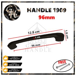 Handle lemari Hitam Tarikan Laci Minimalis Modern Gagang Pintu Lemari Anti Karat Kualitas Premium