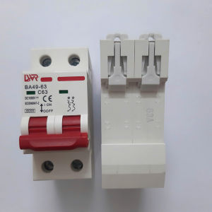 Át to mat 1 chiều 1000V DC 2P 63A LWR chuyên dụng cho điện năng lượng mặt trời - aptomat CB 10-át 1 chiều - aptomat 1000V/ DC-át 1 chiều