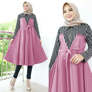 Godwin Collection - Tunik Dress Girly Fashion Wanita Kekinian Fashion Modis Trendi