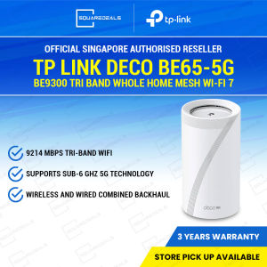 TP Link Deco BE65-5G 5G BE9300 Tri Band Whole Home Mesh Wi-Fi 7 TPLink TP-Link