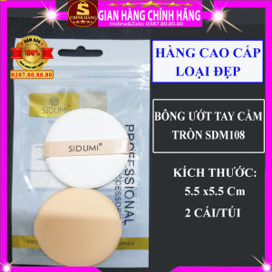 Bông mút trang điểm giọt nước mút trang điểm hồ lô có hộp loại xịn chính hãng Sidumi hàn quốc bông phấn cushion bông phấn nước bông đánh kem nền bông tán BB cream CC cream không mủn  không bết dính không hao kem chất dai -Shopping vip