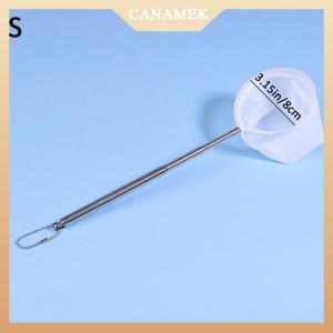 [CANAMEK] 1pc AquariumFish Fishing Net Stainless Steel Retractable Small Shrimp Fishing Nets Fish Shrimp Tank Aquarium Accessories