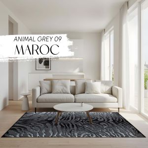 MAROC Karpet Lantai 160x210 Grey Animal 9