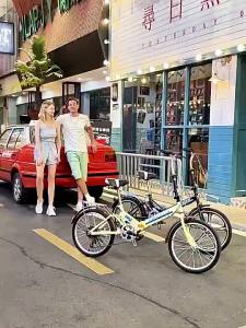 Stock20 inch folding bikebasikal murahbasikal dewasabasikal lipat dewasaVariable speed Bicycle for s