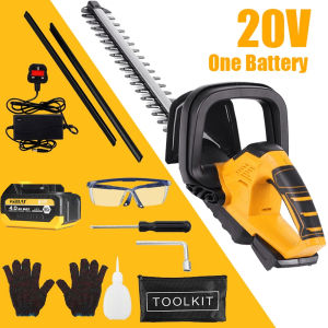 KEELAT KHT001 20 Inch Cordless Hedge Trimmer Electric Garden Shrub Pruning Shear Machine Trim Pokok Mesin Taman Tools