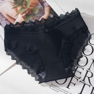 Quần lót nữ cotton thun gân trẻ trung thoải mái thoát mát (MS 03081) Anna Shop