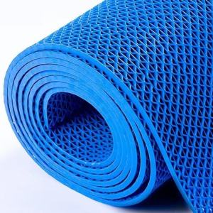 Anti slip rubber floor mat PVC material hollow waterproof floor mat used for indoor or outdoor use Bathroom floor mat general car floor mat